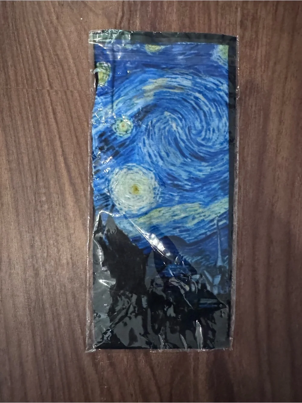 Van Gogh Starry Night Blue Hair Scarf - Unbranded